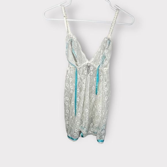 Victoria's Secret Sexy Little Things White Lace Babydoll Top - Women's Size S - Picture 5 of 7